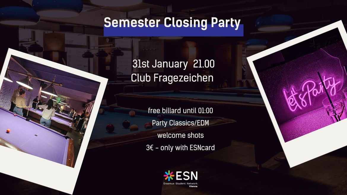 Erasmus Closing Night